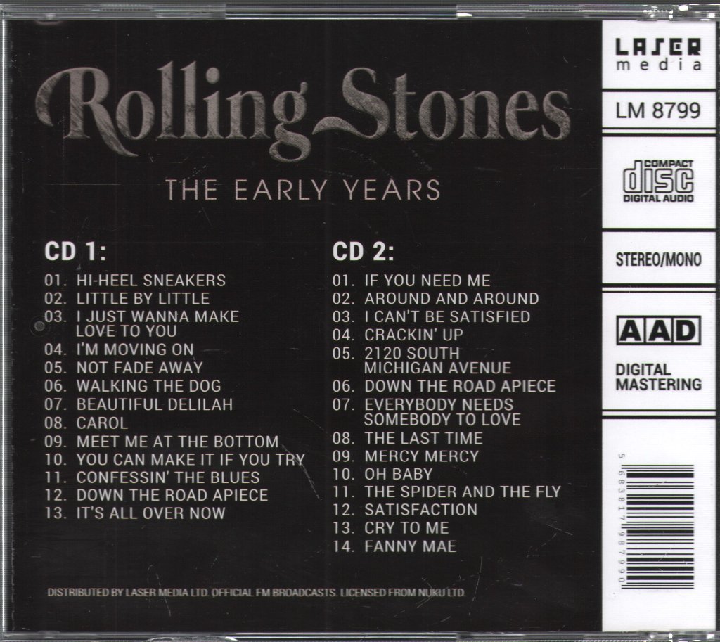 Rolling Stones - Early Years (The 60's FM Recording) - Double Cd