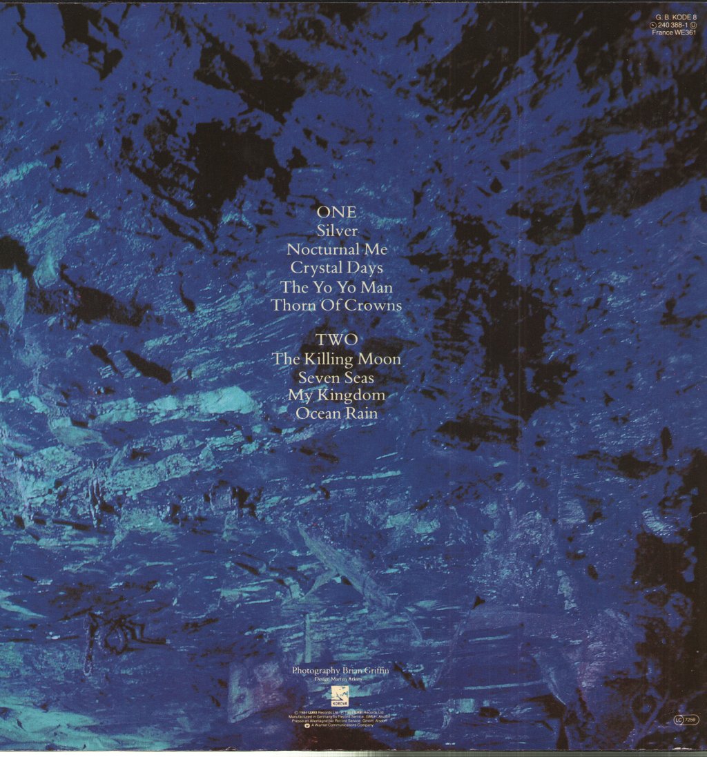 Echo And The Bunnymen - Ocean Rain - Lp