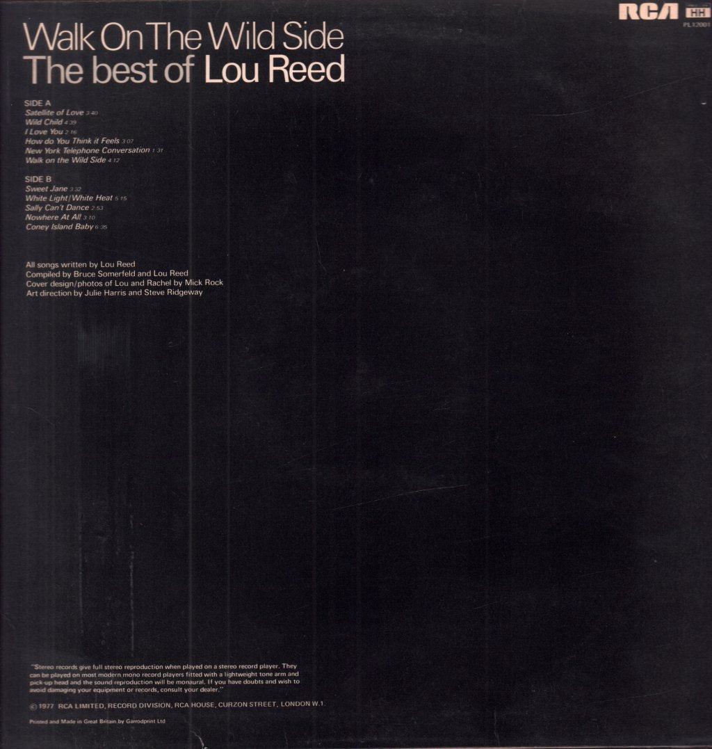 Lou Reed - Walk On The Wild Side - Lp