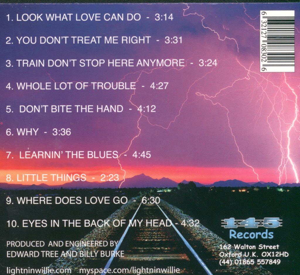 Lightnin' Willie And The Poorboys - Tracks - Cd