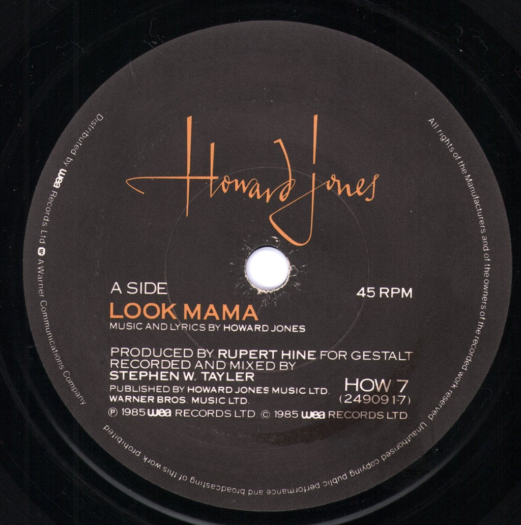 Howard Jones - Look Mama - 7 Inch