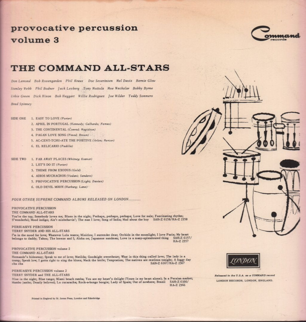 Command All-Stars - Provocative Percussion Vol. 3 - Lp