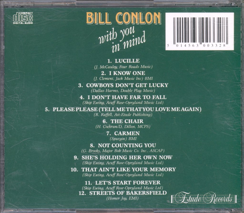Bill Conlon - With You In Mind - Cd