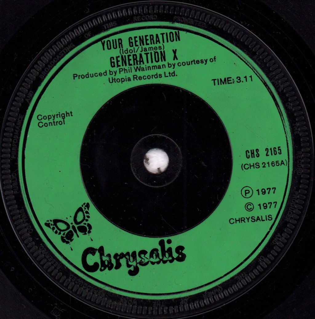 Generation X - Your Generation - 7 Inch