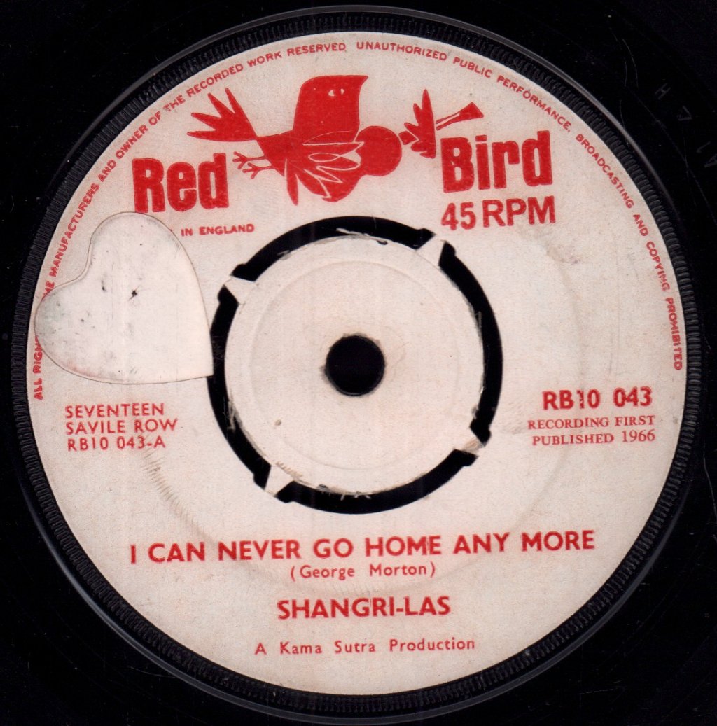 Shangri La's - I Can Never Go Home Any More - 7 Inch