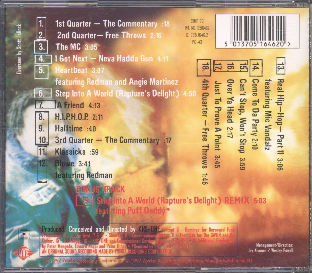 Krs One - I Got Next - Cd