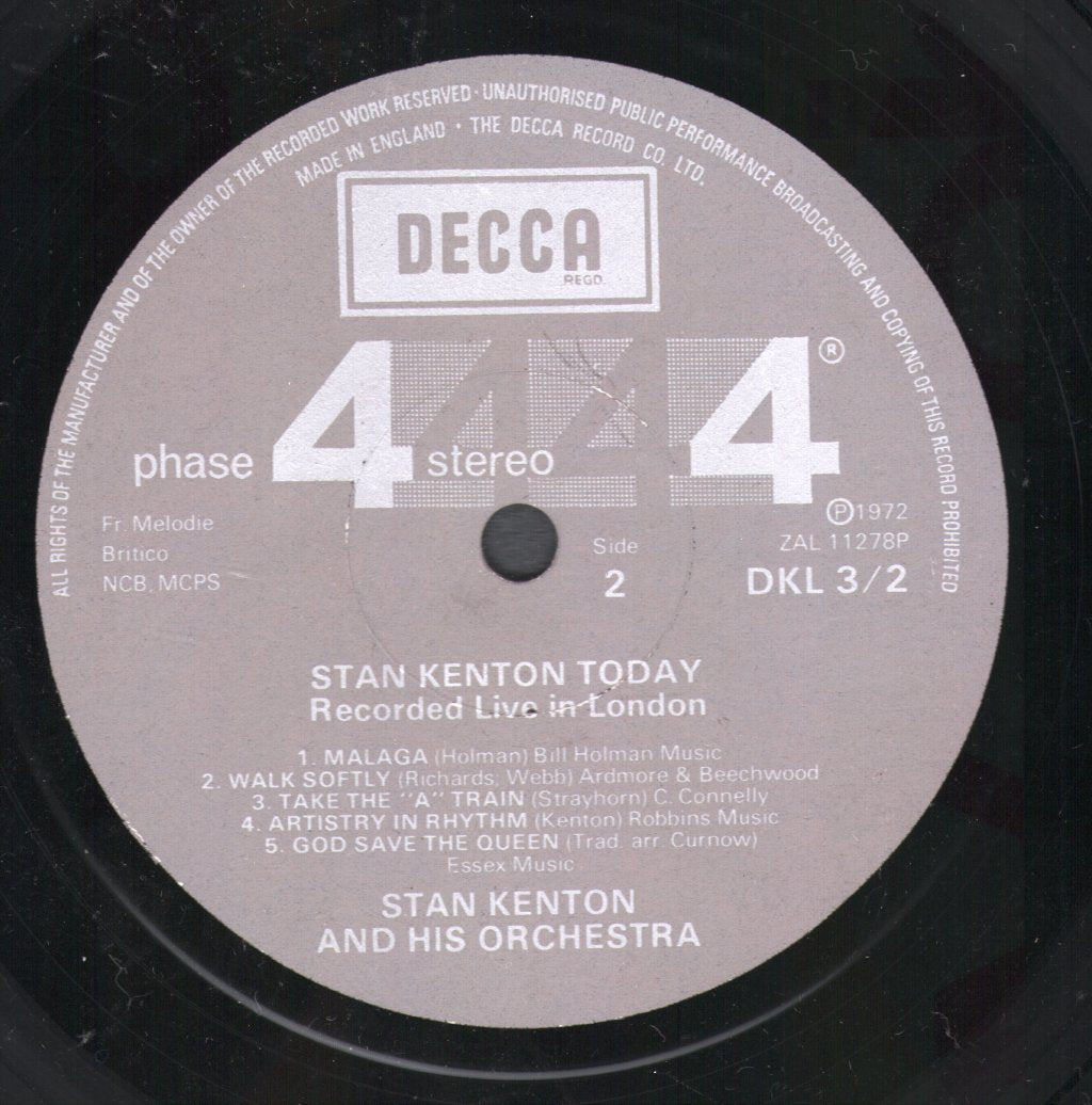 Stan Kenton And His Orchestra - Today - Double Lp