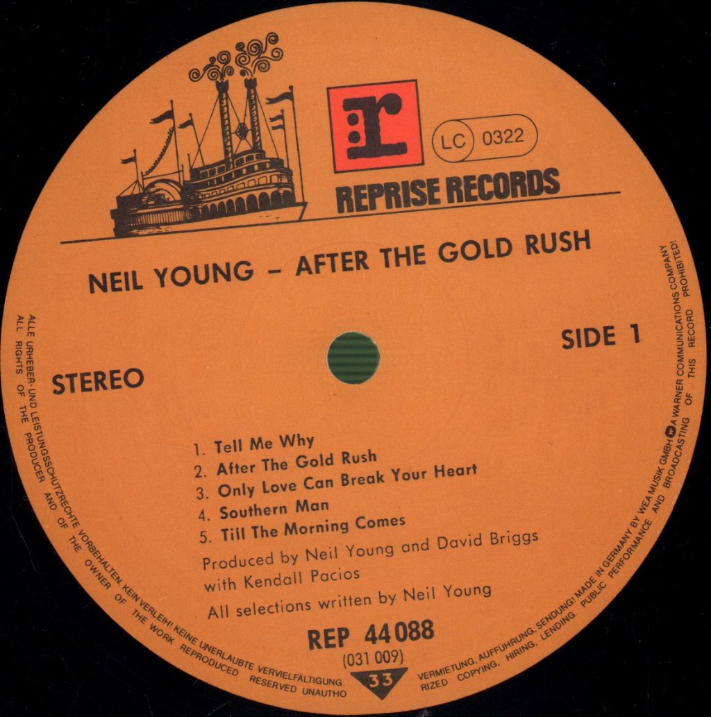 Neil Young - After The Gold Rush - Lp