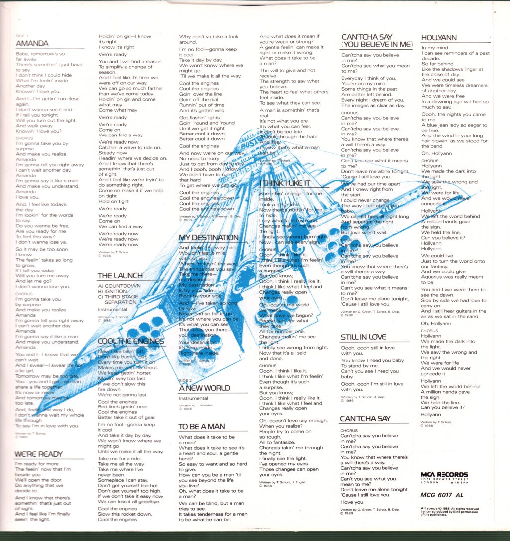 Boston - Third Stage - Lp