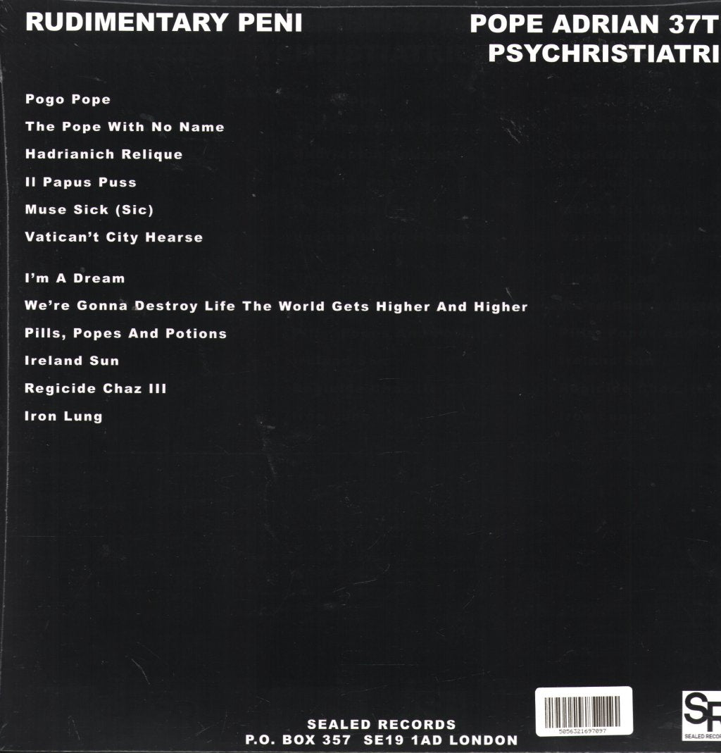 Rudimentary Peni - Pope Adrian 37th Psychristiatric - Lp