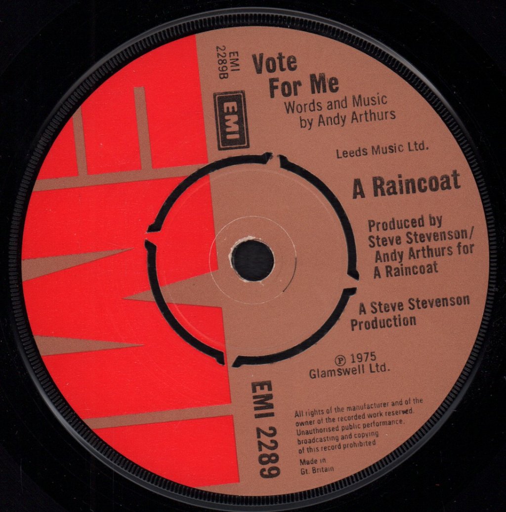 A Raincoat - I Love You For Your Mind - 7 Inch