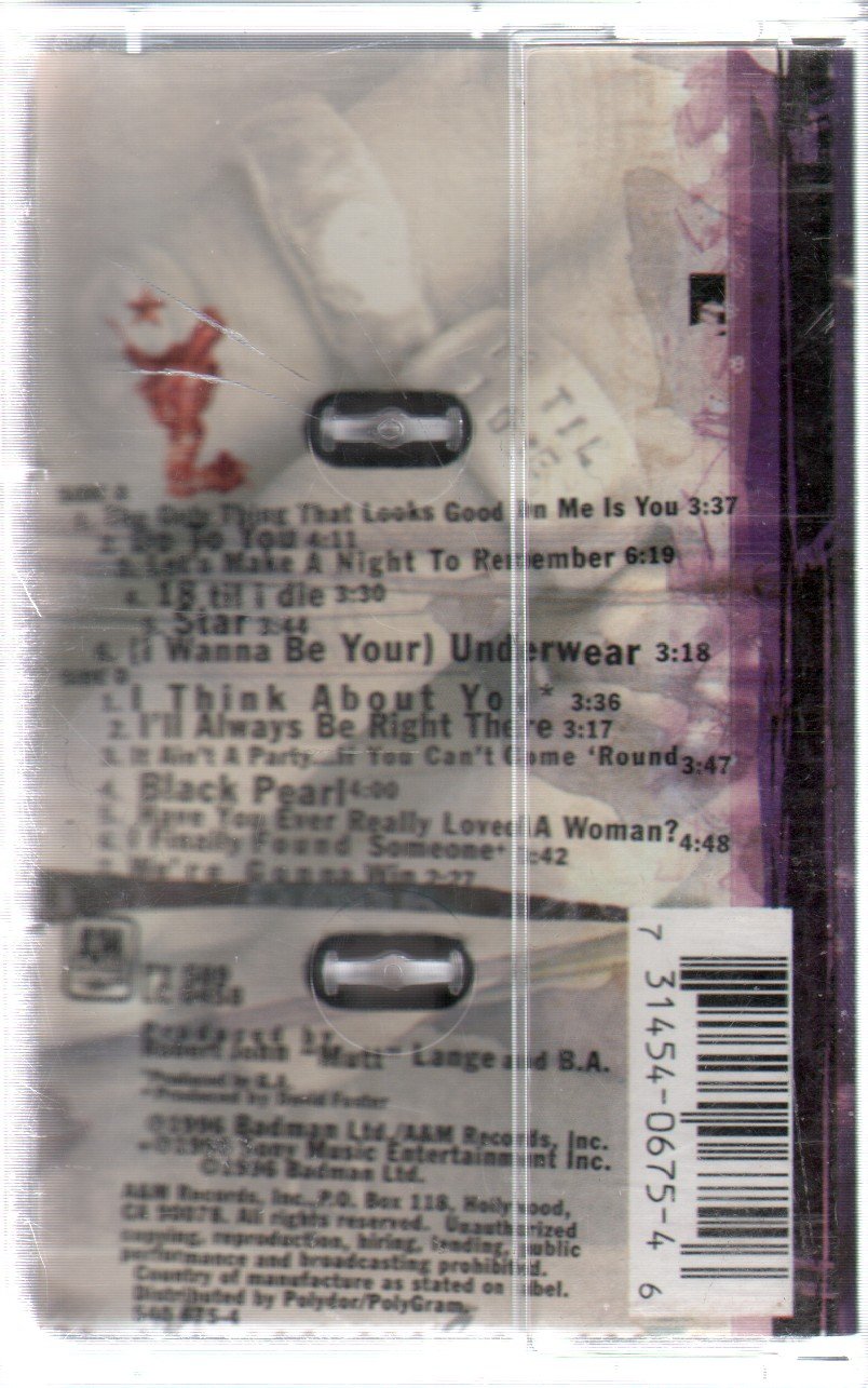 Bryan Adams - 18 Til I Die - Cassette