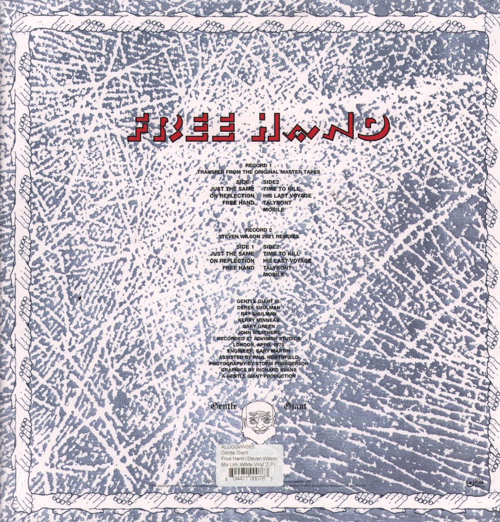 Gentle Giant - Free Hand - Double Lp