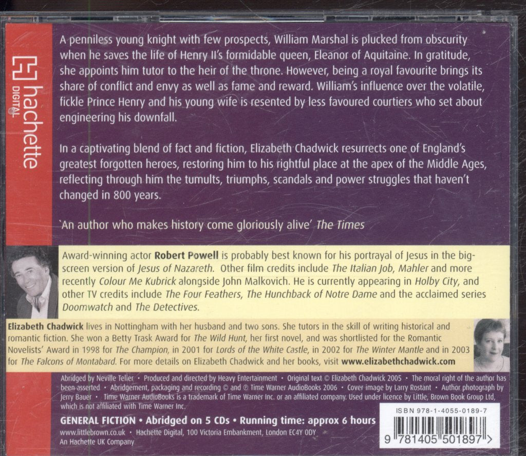 Robert Powell - Elizabeth Chadwick - Greatest Knight - Cd Set