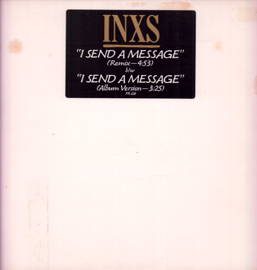 INXS - I Send A Message - 12 Inch