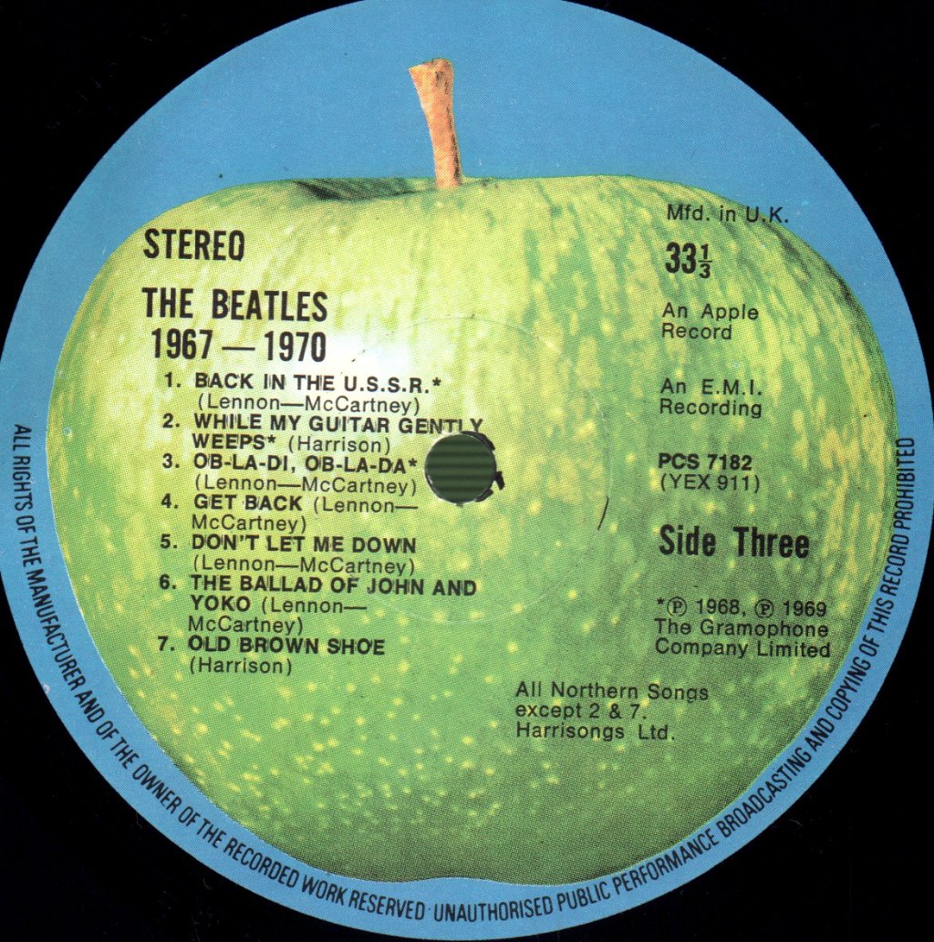 Beatles - 1967-1970 - Double Lp