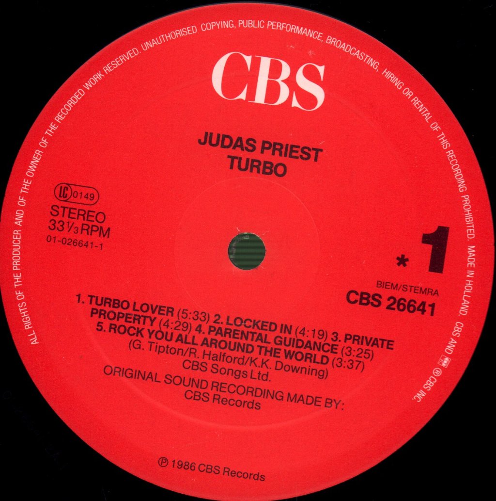 Judas Priest - Turbo - Lp
