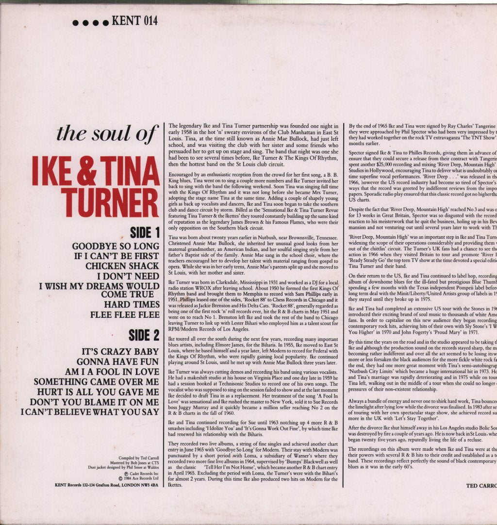Ike & Tina Turner - Soul Of Ike & Tina - Lp