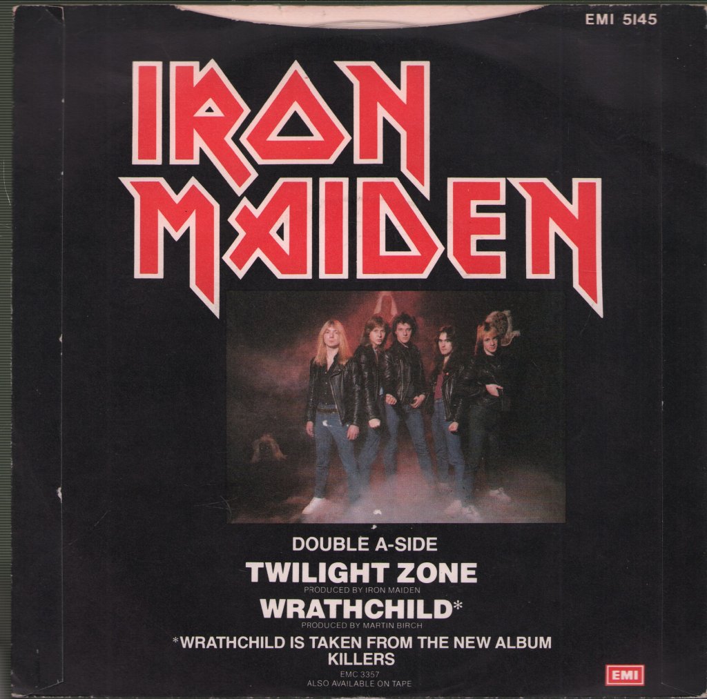 Iron Maiden - Twilight Zone / Wrathchild - 7 Inch