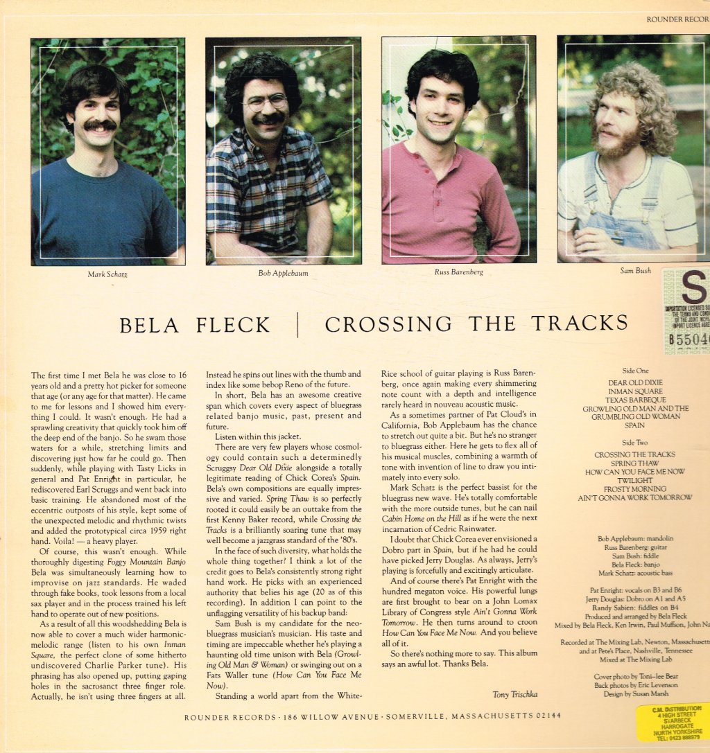 Béla Fleck - Crossing The Tracks - Lp