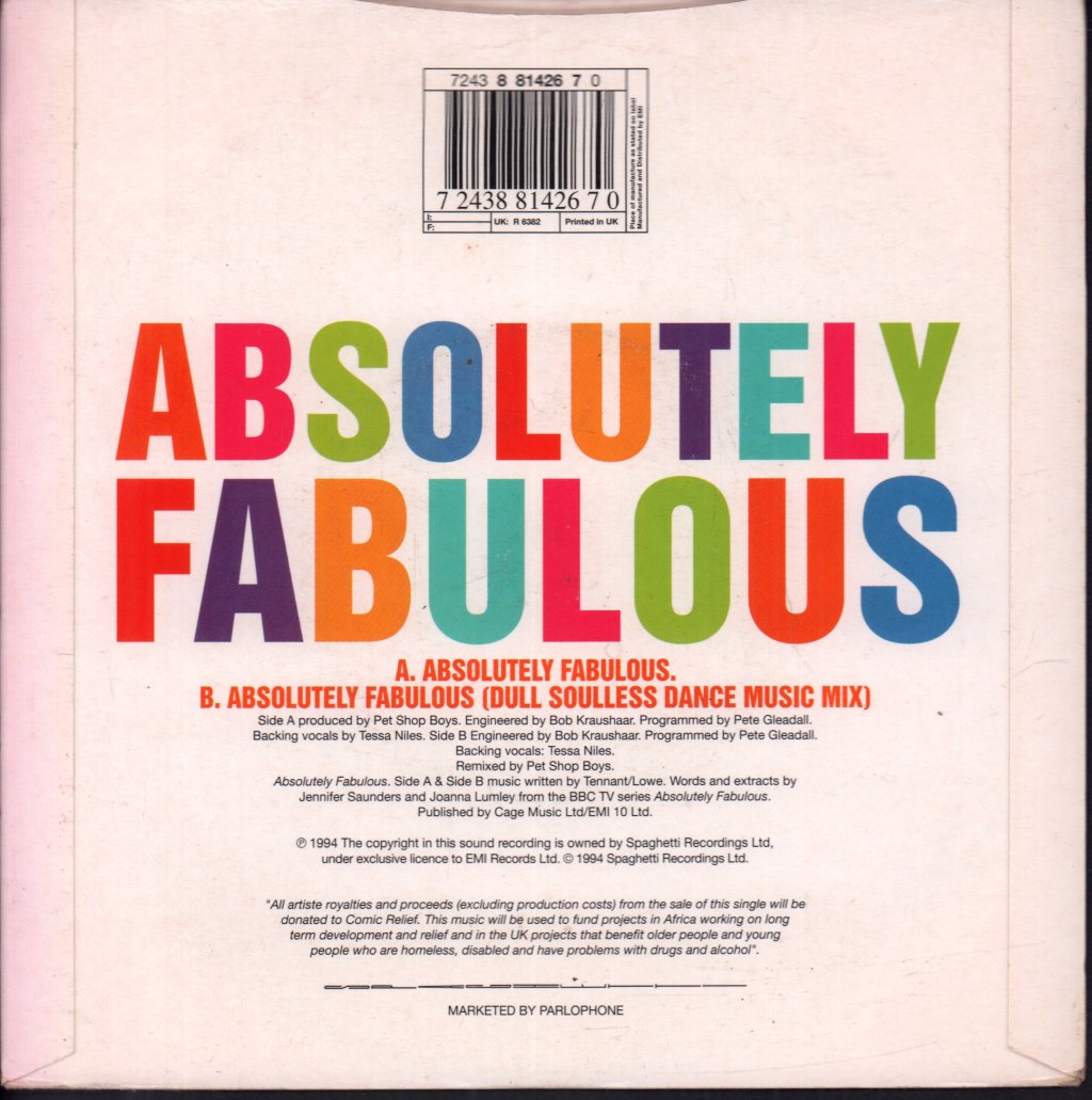 Absolutely Fabulous - Absolutely Fabulous - 7 Inch