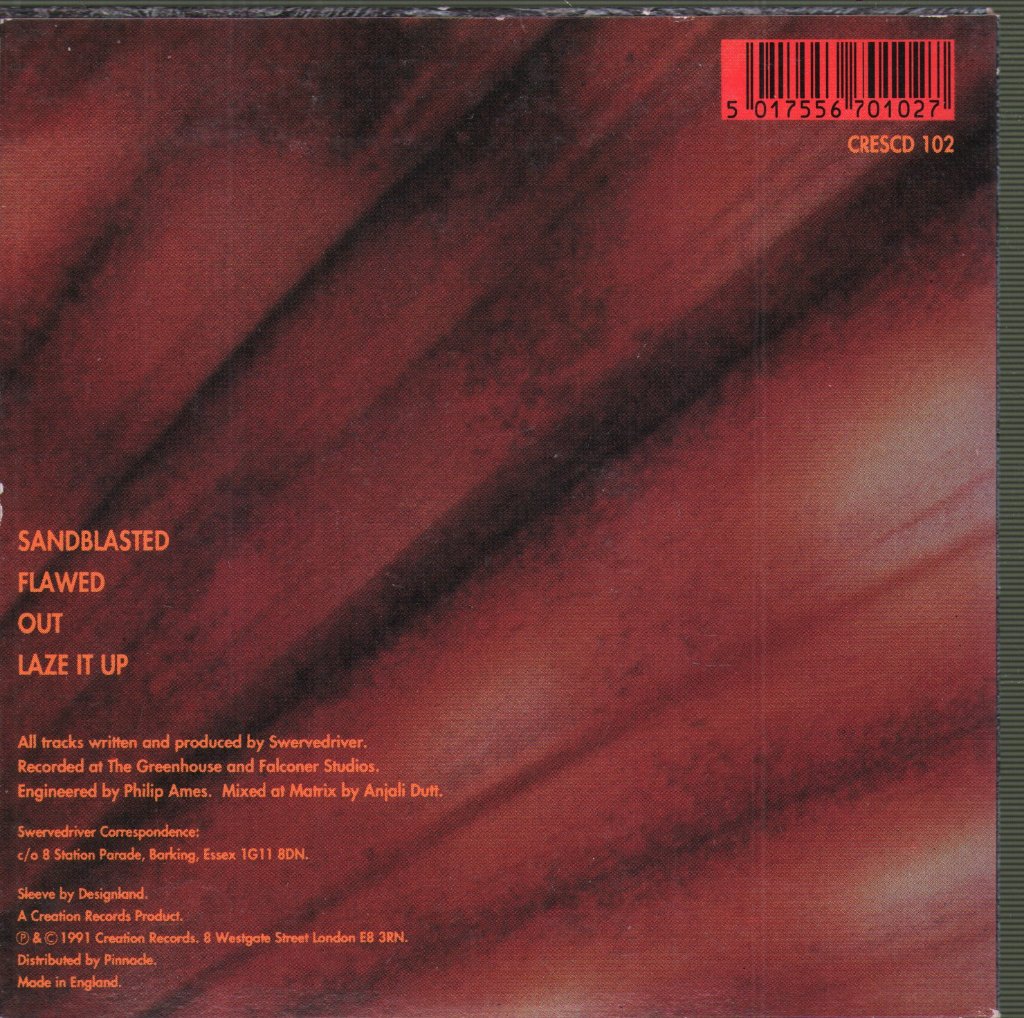 Swervedriver - Sandblasted - Cd