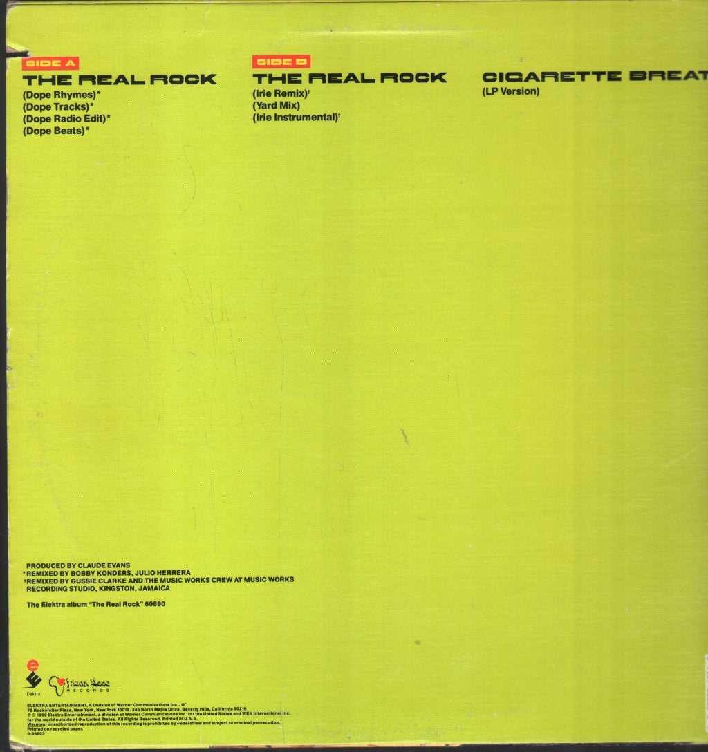 Shinehead - Real Rock - 12 Inch