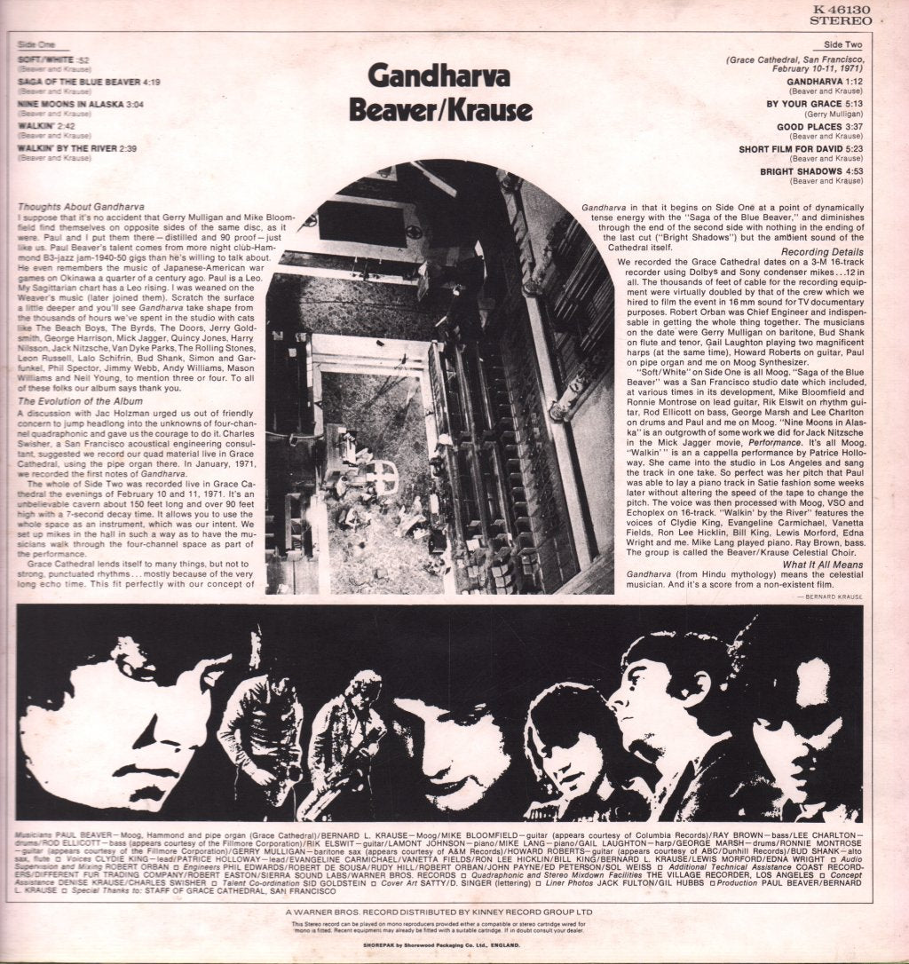 Beaver And Krause - Gandharva - Lp