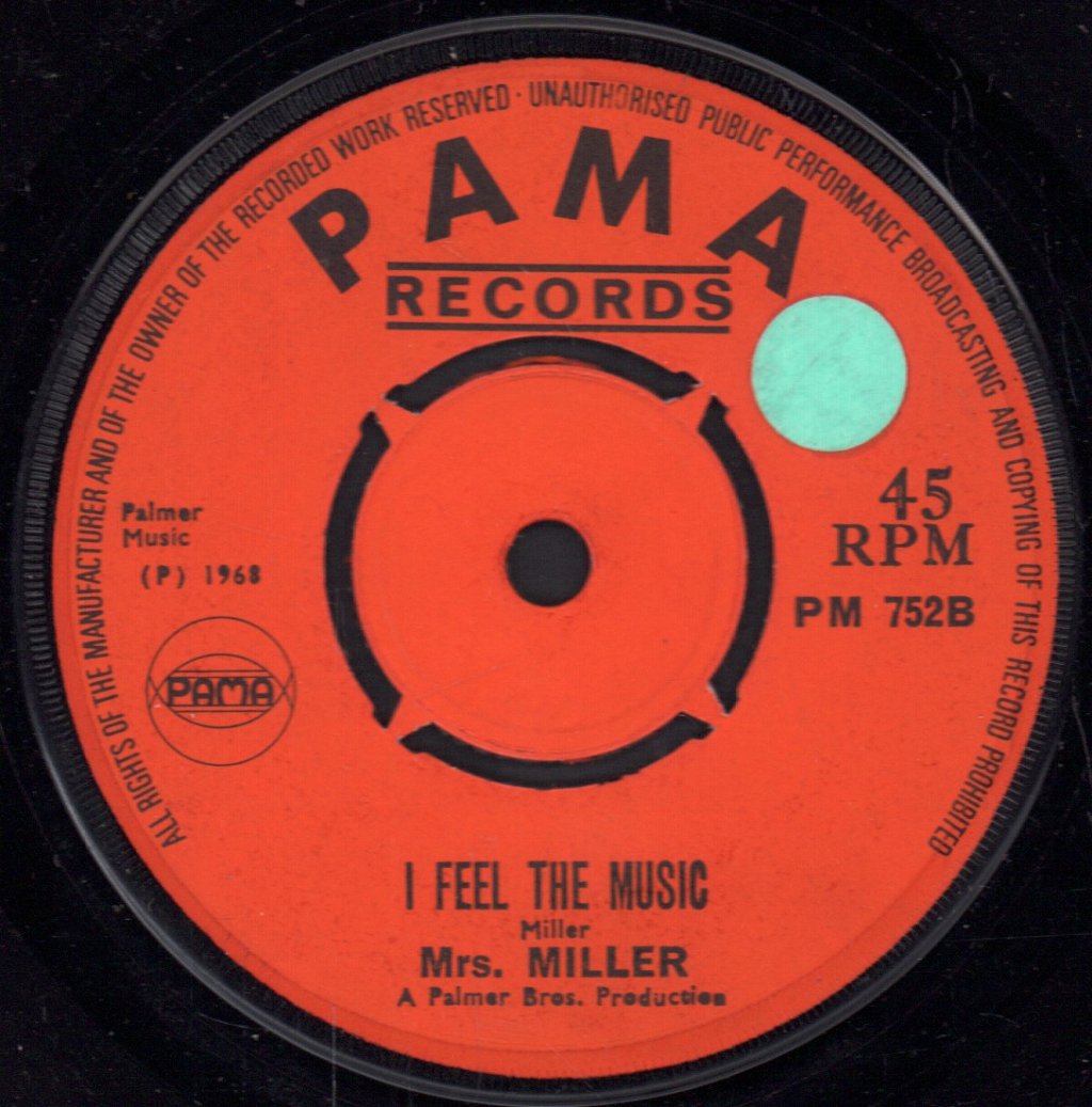 Lloyd Terrel/Mrs Miller - Lulu Returns/I Feel The Music - 7 Inch