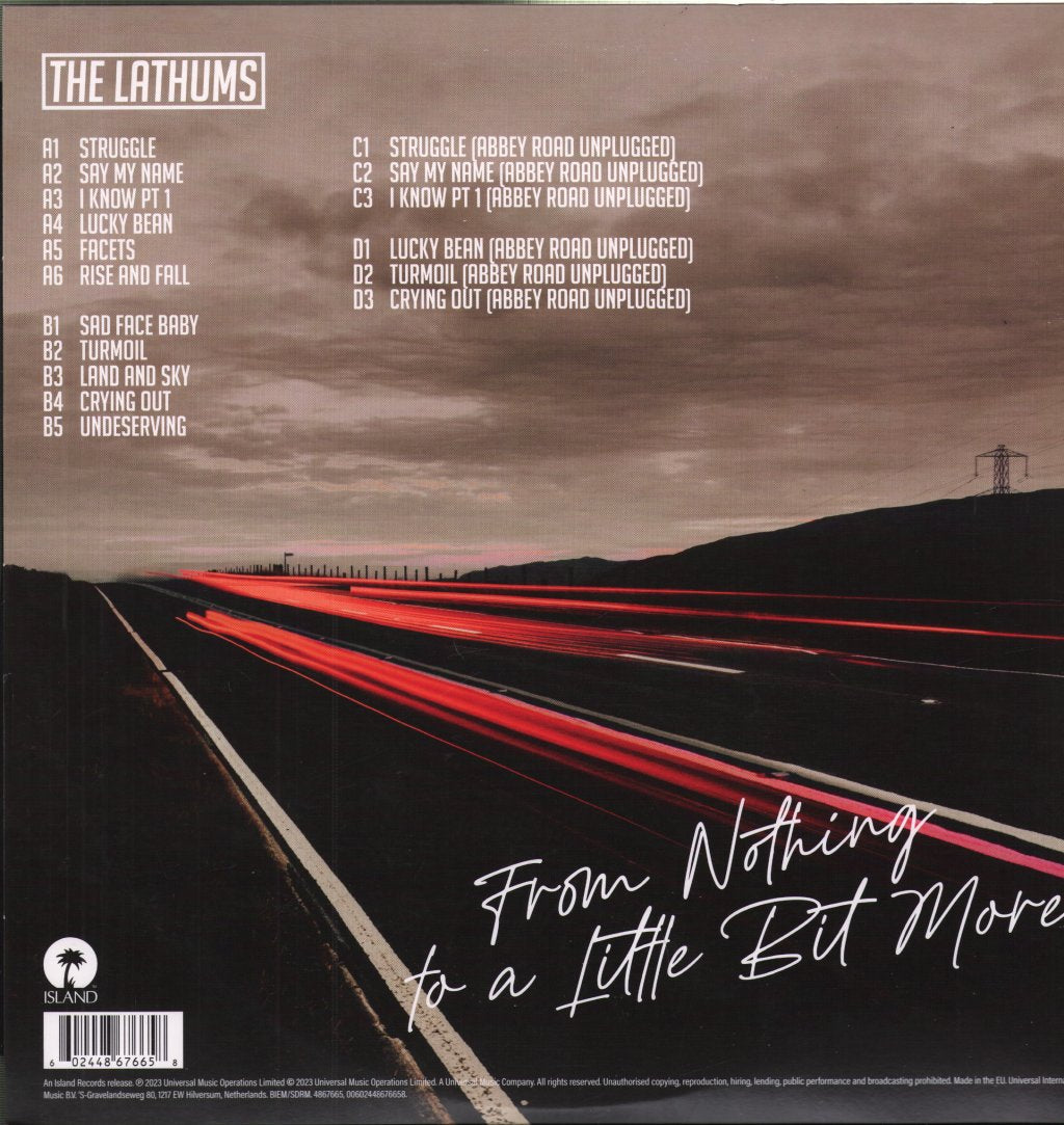 Lathums - From Nothing To A Little Bit More - Double Lp