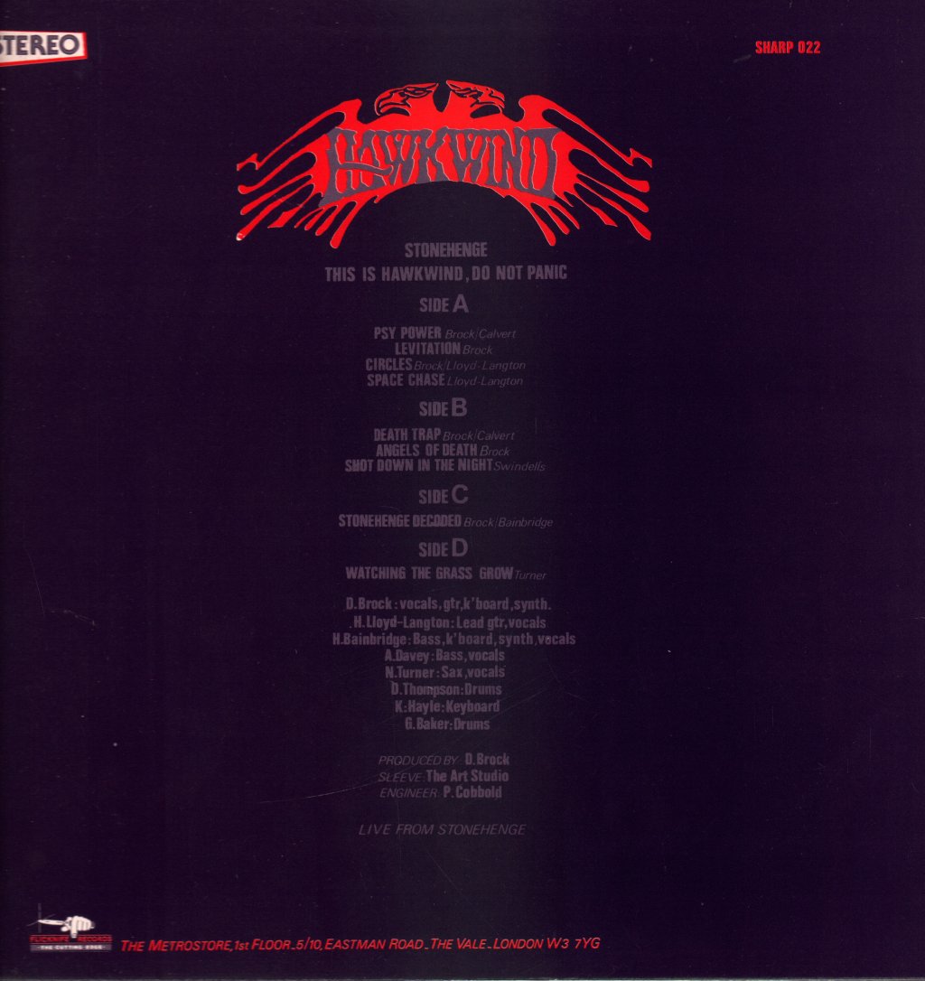 Hawkwind - Stonehenge / This Is Hawkwind, Do Not Panic - Double Lp