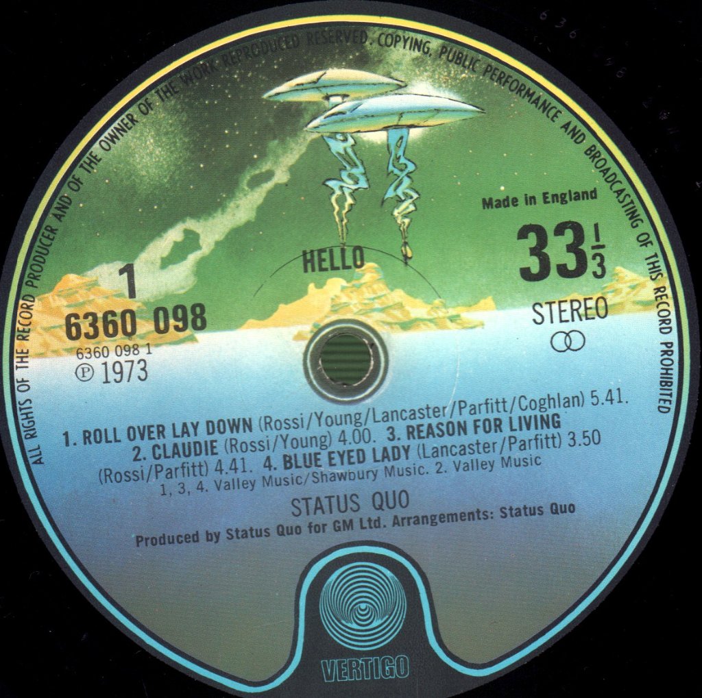 Status Quo - Hello - Lp