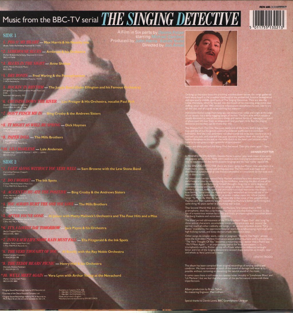 Singing Detective - Music From The Bbc Tv Serial - Lp