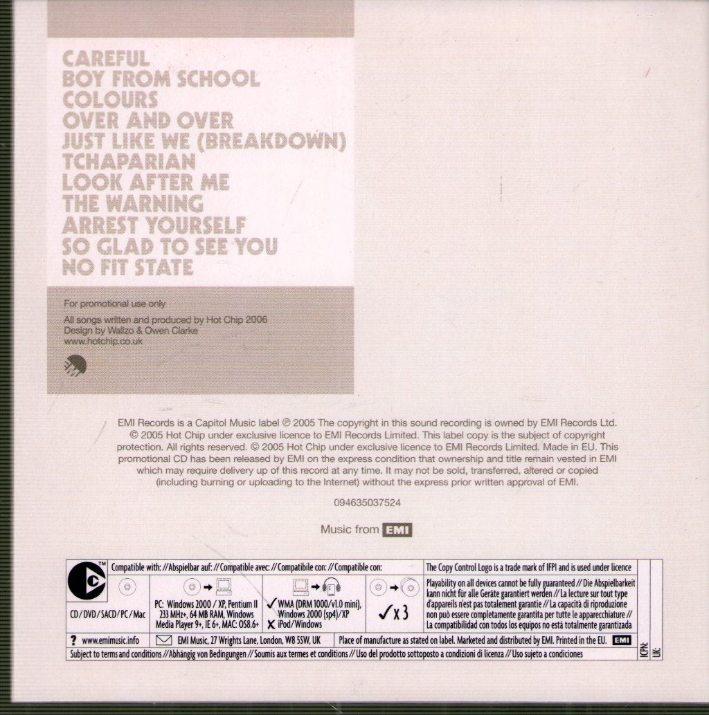 Hot Chip - Warning - Cd