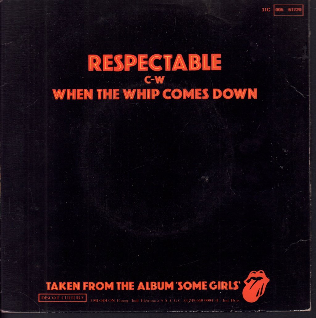 Rolling Stones - Respectable - 7 Inch