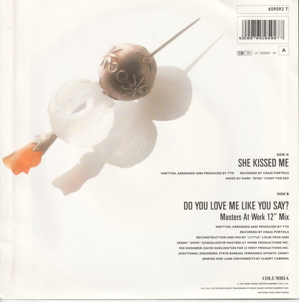 Terence Trent D'Arby - She Kissed Me - 7 Inch
