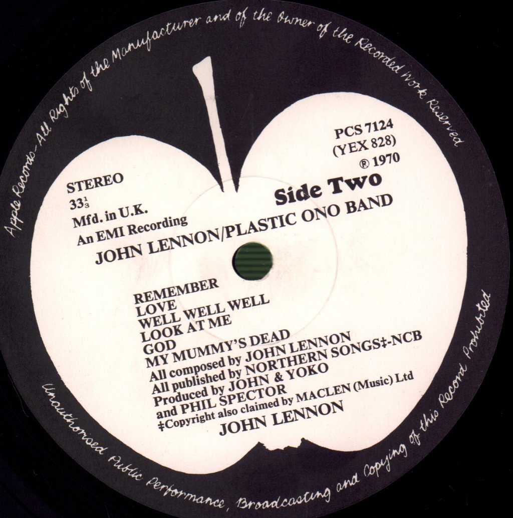 John Lennon - Plastic Ono Band - Lp