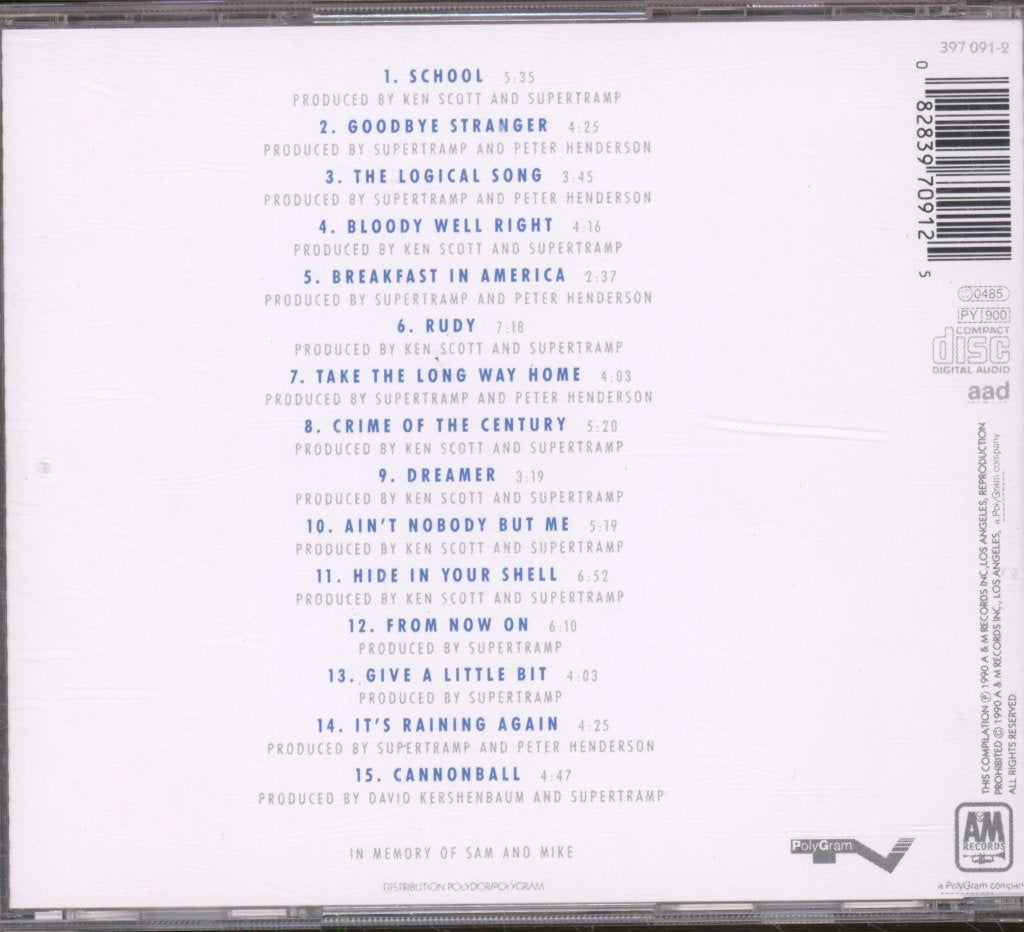 Supertramp - Very Best Of Supertramp - Cd
