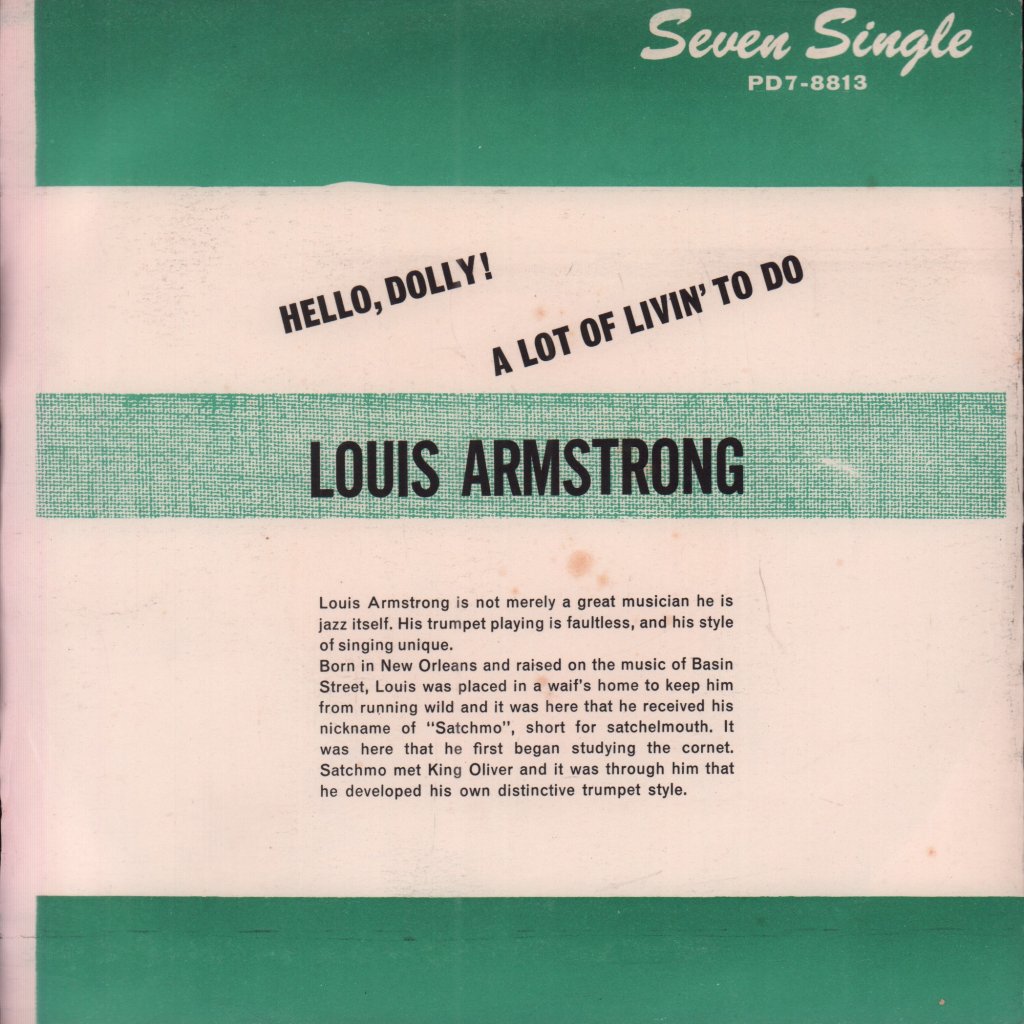 Louis Armstrong - Hello Dolly - 7 Inch