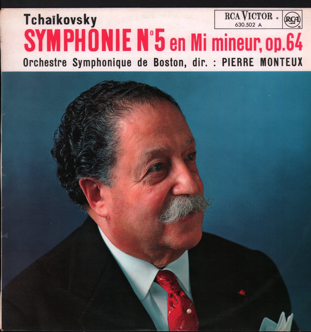 Pierre Monteux / Boston Symphony Orchestra - Tchaikowsky - Symphony No. 5 - Lp