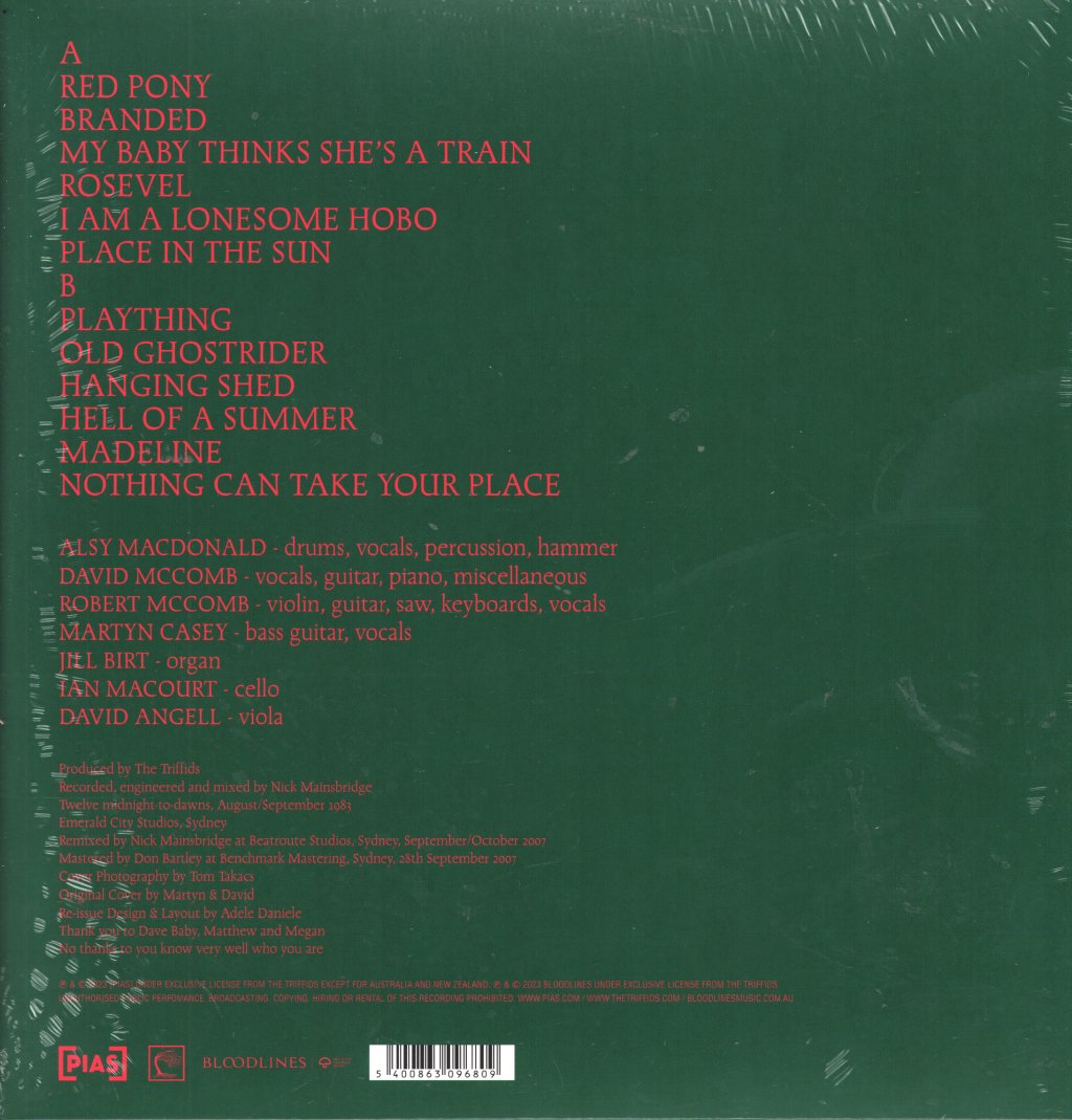 Triffids - Treeless Plain (40th Anniversary) - Lp