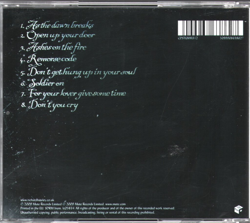 Richard Hawley - Truelove's Gutter - Cd