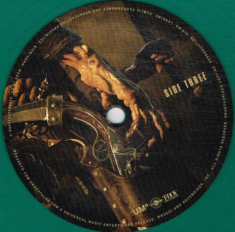 Megadeth - Sick, The Dying And The Dead - Double Lp