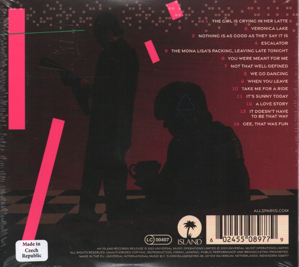 Sparks - Girl Is Crying In Her Latte - Cd