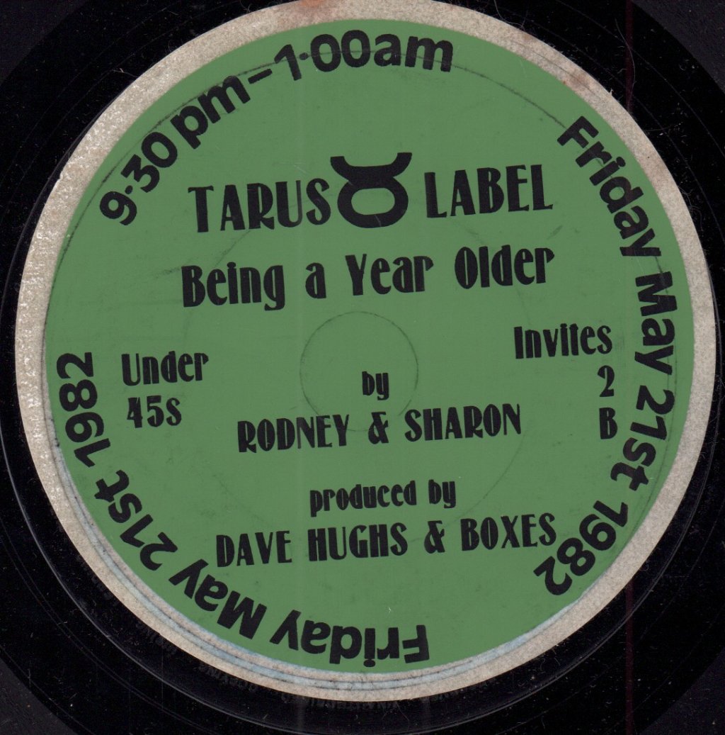 rodney and sharon - a birthday party - 7 Inch