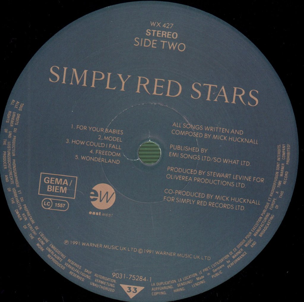 Simply Red - Stars - Lp