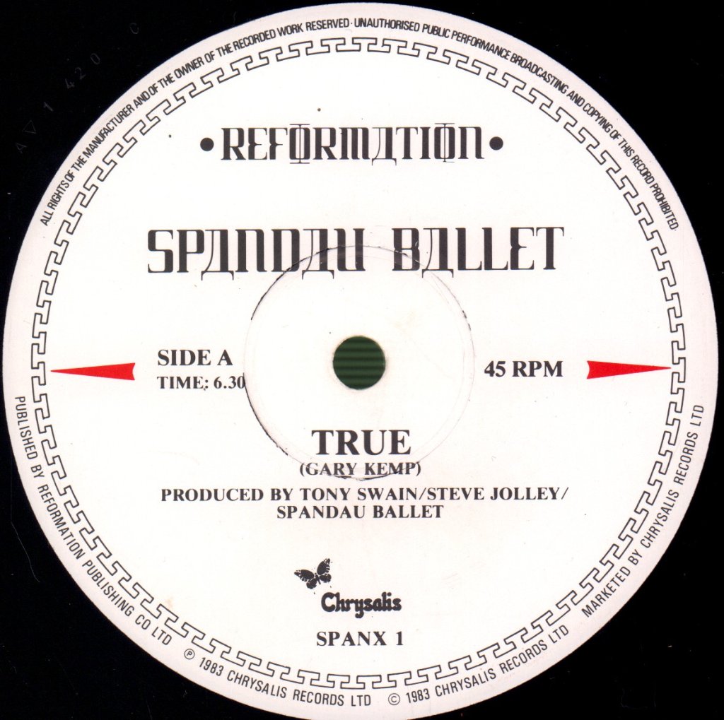 Spandau Ballet - True - 12 Inch