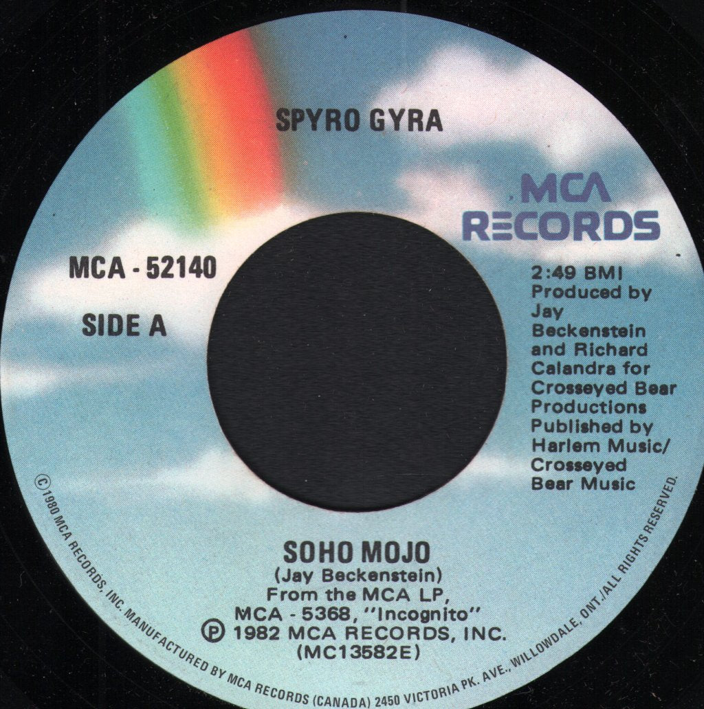 Spyro Gyra - Soho Mojo / Incognito - 7 Inch