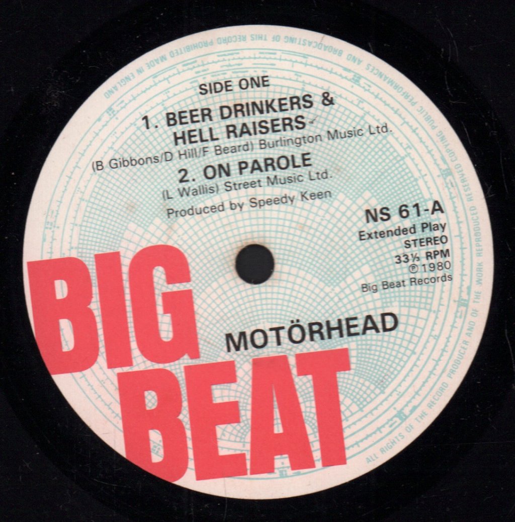 Motorhead - Beer Drinkers - 7 Inch