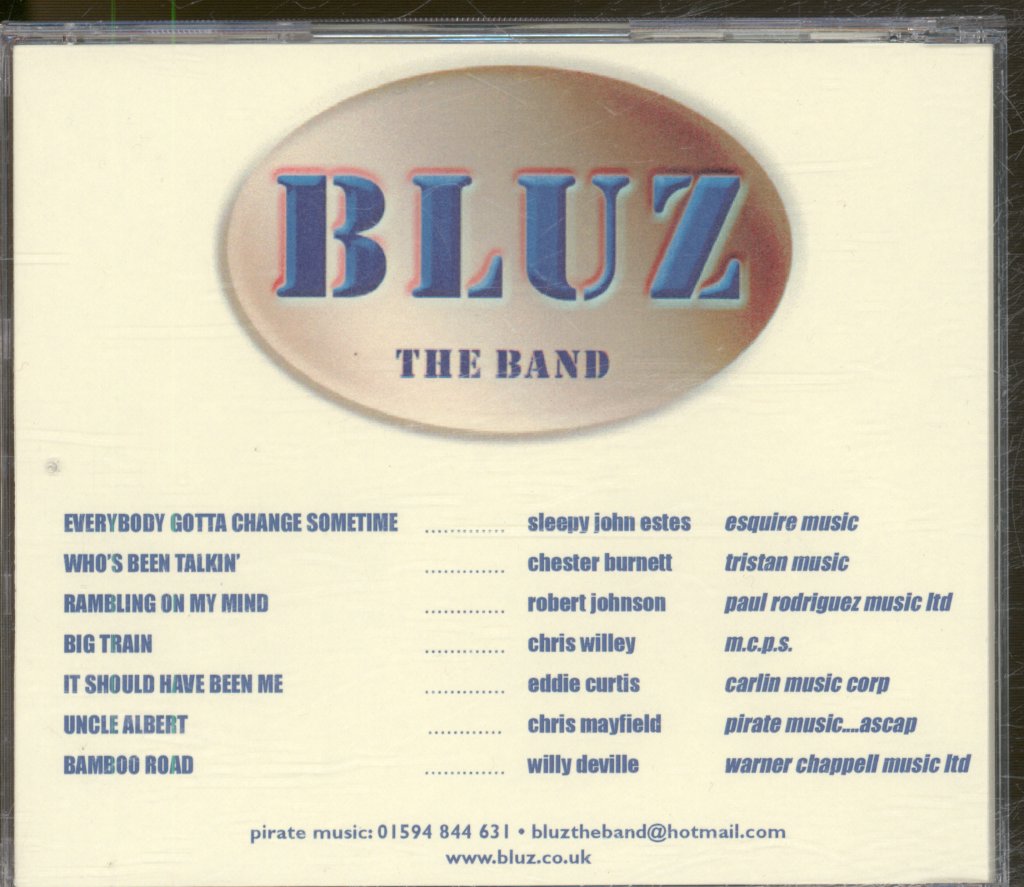 Bluz ( The Band ) - Work In Progress - Cdr